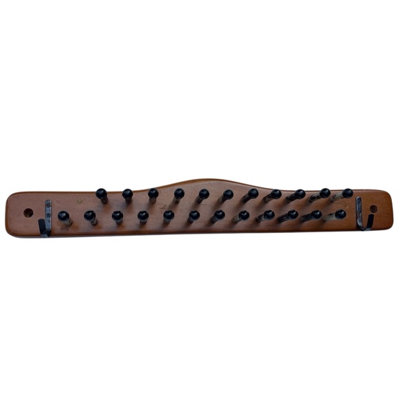 Men’s tie &  belt rack wooden 17” long - Picture 1 of 7